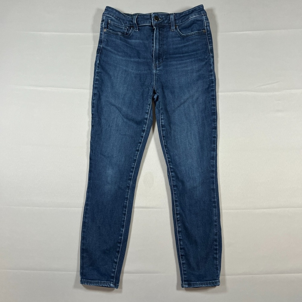 Paige Margot Cropped Jeans‎ Womens 28 Blue Denim Cotton Stretch Mid Rise Skinny